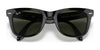 Ray-Ban FOLDING WAYFARER RB4105 Sunglasses / Black №601 / G-15 Green (3N 13.2%) / Size 50