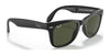 Ray-Ban FOLDING WAYFARER RB4105 Sunglasses / Black №601 / G-15 Green (3N 13.2%) / Size 50