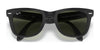Ray-Ban FOLDING WAYFARER RB4105 Sunglasses / Black №601 / G-15 Green (3N 13.2%) / Size 50