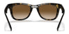 Ray-Ban FOLDING WAYFARER RB4105 Sunglasses / Black №601 / G-15 Green (3N 13.2%) / Size 50