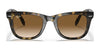 Ray-Ban FOLDING WAYFARER RB4105 Sunglasses / Black №601 / G-15 Green (3N 13.2%) / Size 50