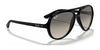 Ray-Ban CATS 5000 RB4125 Sunglasses | Size 59 / Black №601/32 / Light Grey Gradient (2N 33.3%)