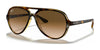 Ray-Ban CATS 5000 RB4125 Sunglasses | Size 59 / Light Havana №710/51 / Light Brown Gradient (2N 30.5%)