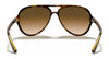 Ray-Ban CATS 5000 RB4125 Sunglasses | Size 59 / Black №601/32 / Light Grey Gradient (2N 33.3%)
