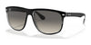 Ray-Ban BOYFRIEND RB4147 Sunglasses / Black On Transparent №603971 / Grey Gradient (2N 22.8%) / Size 60