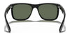 Ray-Ban JUSTIN RB4165 Sunglasses / Black №601/71 / Dark Green (3N 12.9%) / Size 55