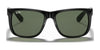 Ray-Ban JUSTIN RB4165 Sunglasses / Black №601/71 / Dark Green (3N 12.9%) / Size 55