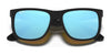Ray-Ban JUSTIN RB4165 Sunglasses / Black №601/71 / Dark Green (3N 12.9%) / Size 55