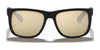 Ray-Ban JUSTIN RB4165 Sunglasses / Black №601/71 / Dark Green (3N 12.9%) / Size 55