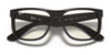 Ray-Ban JUSTIN RB4165 Eyeglasses | Size 55 / Rubber Black №622/5X / Clear (0N 91.5%)