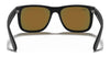Ray-Ban JUSTIN RB4165 Sunglasses / Black №601/71 / Dark Green (3N 12.9%) / Size 55