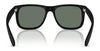 Ray-Ban JUSTIN RB4165 Sunglasses / Black №601/71 / Dark Green (3N 12.9%) / Size 55