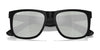 Ray-Ban JUSTIN RB4165 Sunglasses / Black №601/71 / Dark Green (3N 12.9%) / Size 55