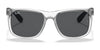 Ray-Ban JUSTIN RB4165 Sunglasses / Black №601/71 / Dark Green (3N 12.9%) / Size 55