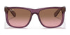 Ray-Ban JUSTIN RB4165 Sunglasses / Black №601/71 / Dark Green (3N 12.9%) / Size 55
