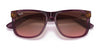 Ray-Ban JUSTIN RB4165 Sunglasses / Black №601/71 / Dark Green (3N 12.9%) / Size 55