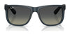 Ray-Ban JUSTIN RB4165 Sunglasses / Black №601/71 / Dark Green (3N 12.9%) / Size 55