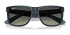 Ray-Ban JUSTIN RB4165 Sunglasses / Black №601/71 / Dark Green (3N 12.9%) / Size 55