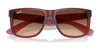 Ray-Ban JUSTIN RB4165 Sunglasses / Black №601/71 / Dark Green (3N 12.9%) / Size 55