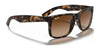 Ray-Ban JUSTIN RB4165 Sunglasses / Black №601/71 / Dark Green (3N 12.9%) / Size 55