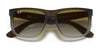 Ray-Ban JUSTIN RB4165 Sunglasses / Black №601/71 / Dark Green (3N 12.9%) / Size 55