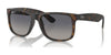 Ray-Ban JUSTIN RB4165 Sunglasses / Havana №865/8S / Blue (Polarized) (2P 20.3%) / Size 55