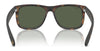 Ray-Ban JUSTIN RB4165 Sunglasses / Black №601/71 / Dark Green (3N 12.9%) / Size 55