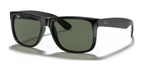 Ray-Ban JUSTIN RB4165F Sunglasses / Rubber Black №622/6G / Silver (3N 10%) / Size 58