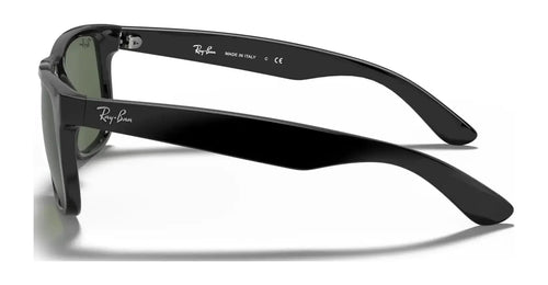 Ray-Ban JUSTIN RB4165F Sunglasses / Rubber Black №622/6G / Silver (3N 10%) / Size 58