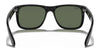 Ray-Ban JUSTIN RB4165F Sunglasses / Rubber Black №622/6G / Silver (3N 10%) / Size 58