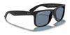 Ray-Ban JUSTIN RB4165F Sunglasses / Rubber Black №622/6G / Silver (3N 10%) / Size 58