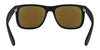 Ray-Ban JUSTIN RB4165F Sunglasses / Rubber Black №622/6G / Silver (3N 10%) / Size 58