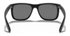 Ray-Ban JUSTIN RB4165F Sunglasses / Rubber Black №622/6G / Silver (3N 10%) / Size 58