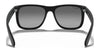 Ray-Ban JUSTIN RB4165F Sunglasses / Rubber Black №622/6G / Silver (3N 10%) / Size 58