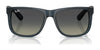Ray-Ban JUSTIN RB4165F Sunglasses / Rubber Black №622/6G / Silver (3N 10%) / Size 58