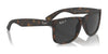 Ray-Ban JUSTIN RB4165F Sunglasses / Rubber Black №622/6G / Silver (3N 10%) / Size 58