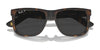 Ray-Ban JUSTIN RB4165F Sunglasses / Rubber Black №622/6G / Silver (3N 10%) / Size 58