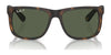 Ray-Ban JUSTIN RB4165F Sunglasses / Rubber Black №622/6G / Silver (3N 10%) / Size 58