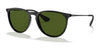 Ray-Ban ERIKA RB4171 Sunglasses | Size 54 / Black №601/2P / G-15 Green (Polarized) (3P 12.0%)