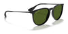 Ray-Ban ERIKA RB4171 Sunglasses | Size 54 / Light Havana №710/71 / G-15 Green (3N 12.9%)