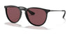 Ray-Ban ERIKA RB4171 Sunglasses | Size 54 / Black №601/5Q / Purple (Polarized) (3P 11.6%)