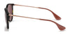 Ray-Ban ERIKA RB4171 Sunglasses | Size 54 / Light Havana №710/71 / G-15 Green (3N 12.9%)