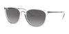 Ray-Ban ERIKA RB4171 Sunglasses | Size 54 / Transparent №651611 / Grey Gradient (2N 26%)