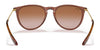 Ray-Ban ERIKA RB4171 Sunglasses | Size 54 / Light Havana №710/71 / G-15 Green (3N 12.9%)