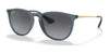 Ray-Ban ERIKA RB4171 Sunglasses | Size 54 / Transparent Blue №6592T3 / Grey (Polarized) (3P 13%)