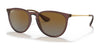 Ray-Ban ERIKA RB4171 Sunglasses | Size 54 / Transparent Dark Brown №6593T5 / Brown Gradient (Polarized) (3P 14%)