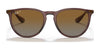 Ray-Ban ERIKA RB4171 Sunglasses | Size 54 / Light Havana №710/71 / G-15 Green (3N 12.9%)