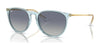 Ray-Ban ERIKA RB4171 Sunglasses | Size 54 / Transparent Light Blue №67434L / Grey/Blue (2N 25%)