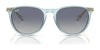 Ray-Ban ERIKA RB4171 Sunglasses | Size 54 / Light Havana №710/71 / G-15 Green (3N 12.9%)