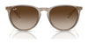 Ray-Ban ERIKA RB4171 Sunglasses | Size 54 / Light Havana №710/71 / G-15 Green (3N 12.9%)